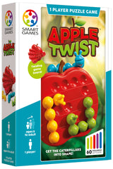 Apple Twist Travel Puzzle Game with 60 Challenges for Ages 5+