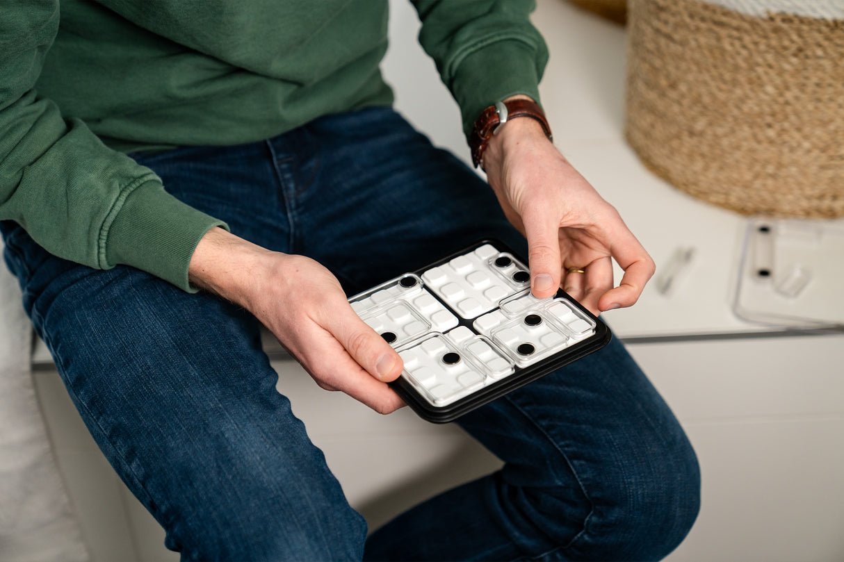 Dice Deduction Travel Game Featuring 60 Challenges for Ages 10-Adult
