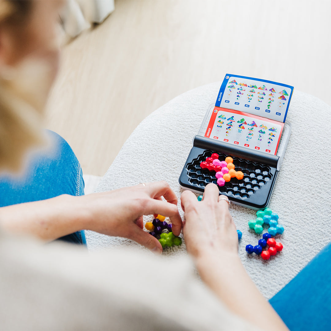 IQ Six Pro Travel Game/Brain Teaser with 120 Challenges for Ages 8