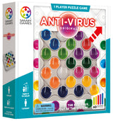 Anti-Virus Sliding Puzzle Logic Game with 60 Challenges