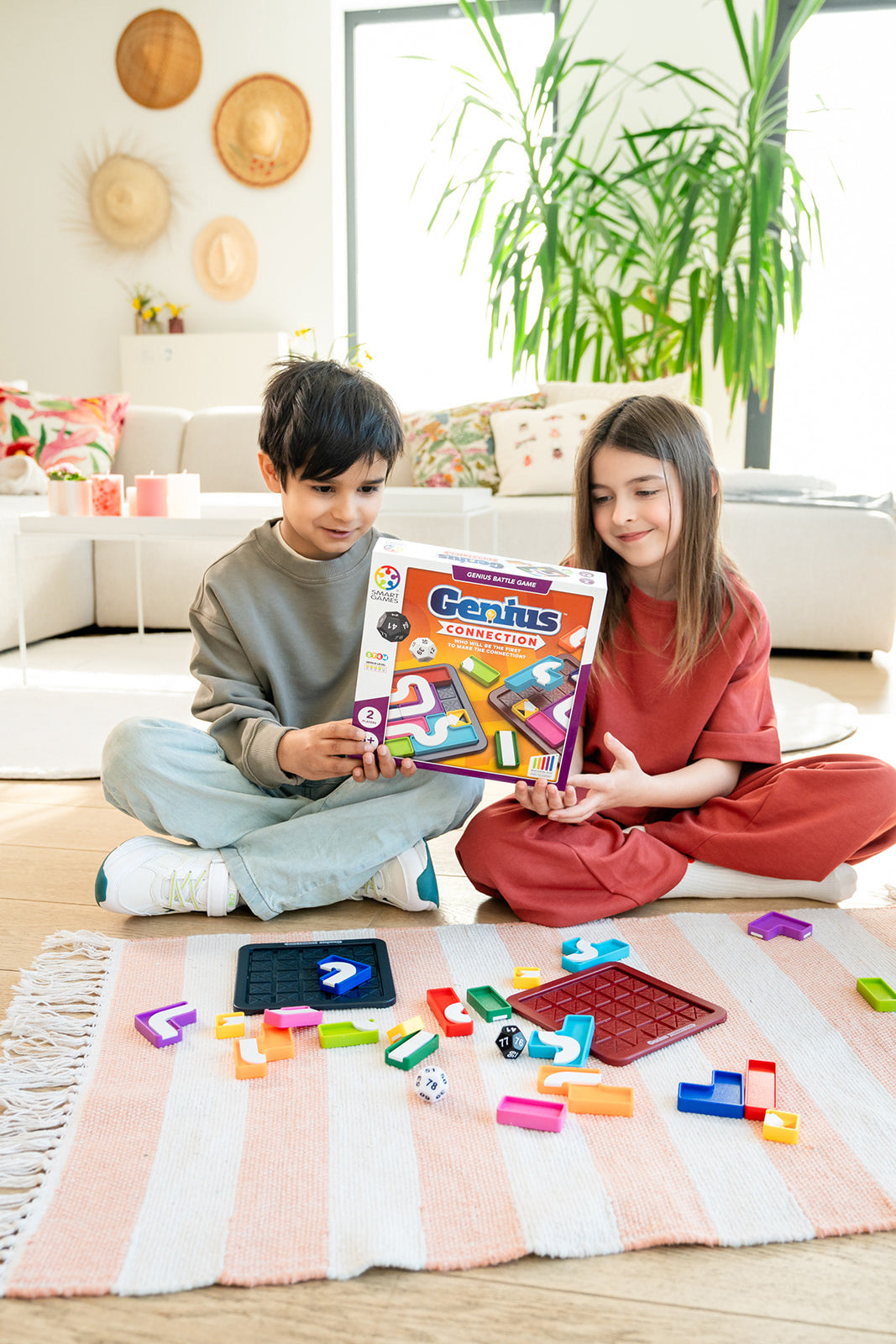 Genius Connection Genius Connection Two-Player Speed and Strategy Game Ages 8 - Adult ...