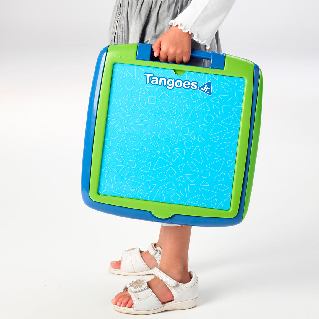 Tangoes Jr. Preschool Tangram Game with 120 Challenges in Carry Case for Ages 4+