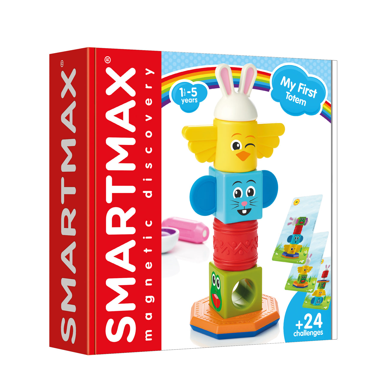 SmartMax My First Totem STEM Building / Play Set for Ages 1+