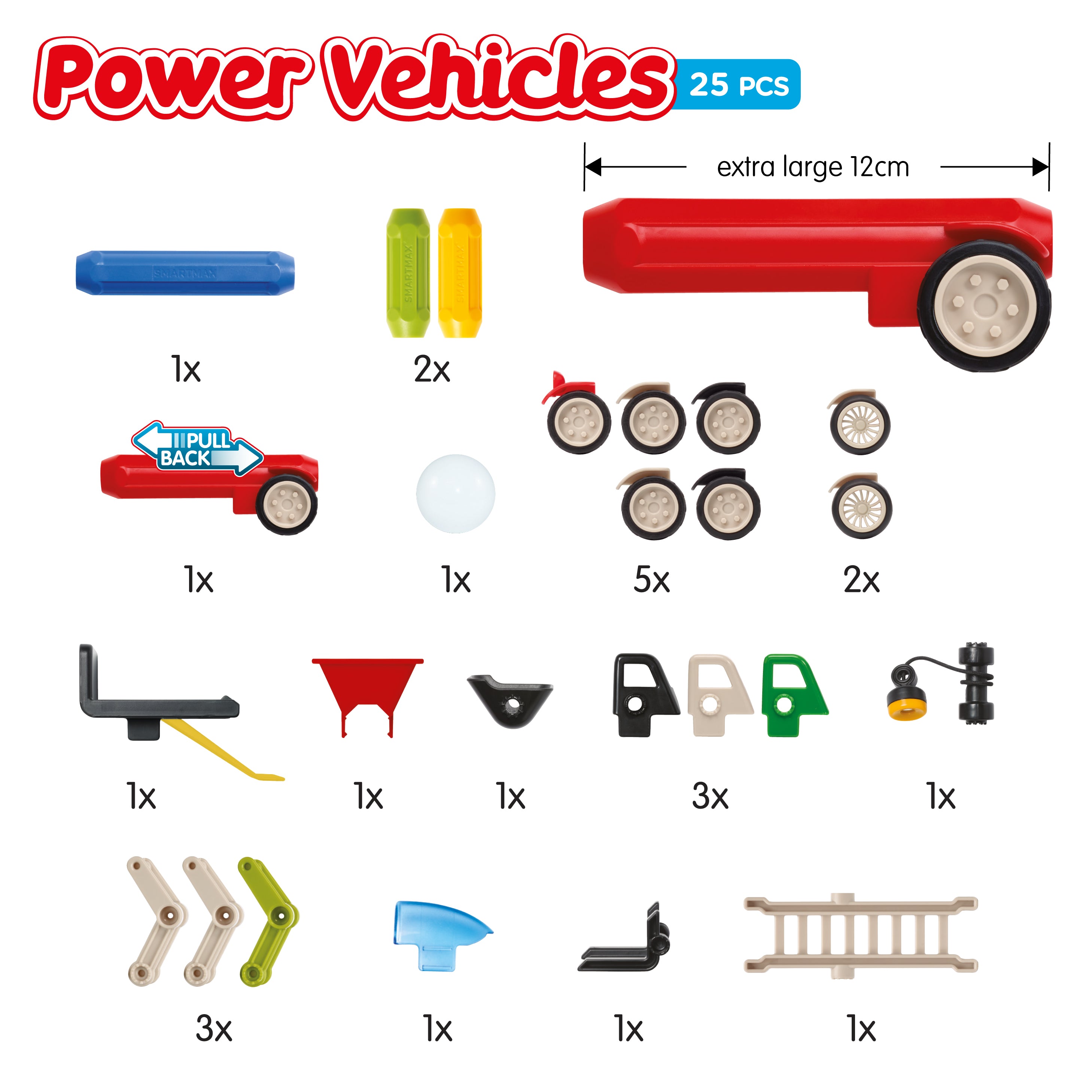 SmartMax Power Vehicles Max – Magnetic STEM Construction Set for