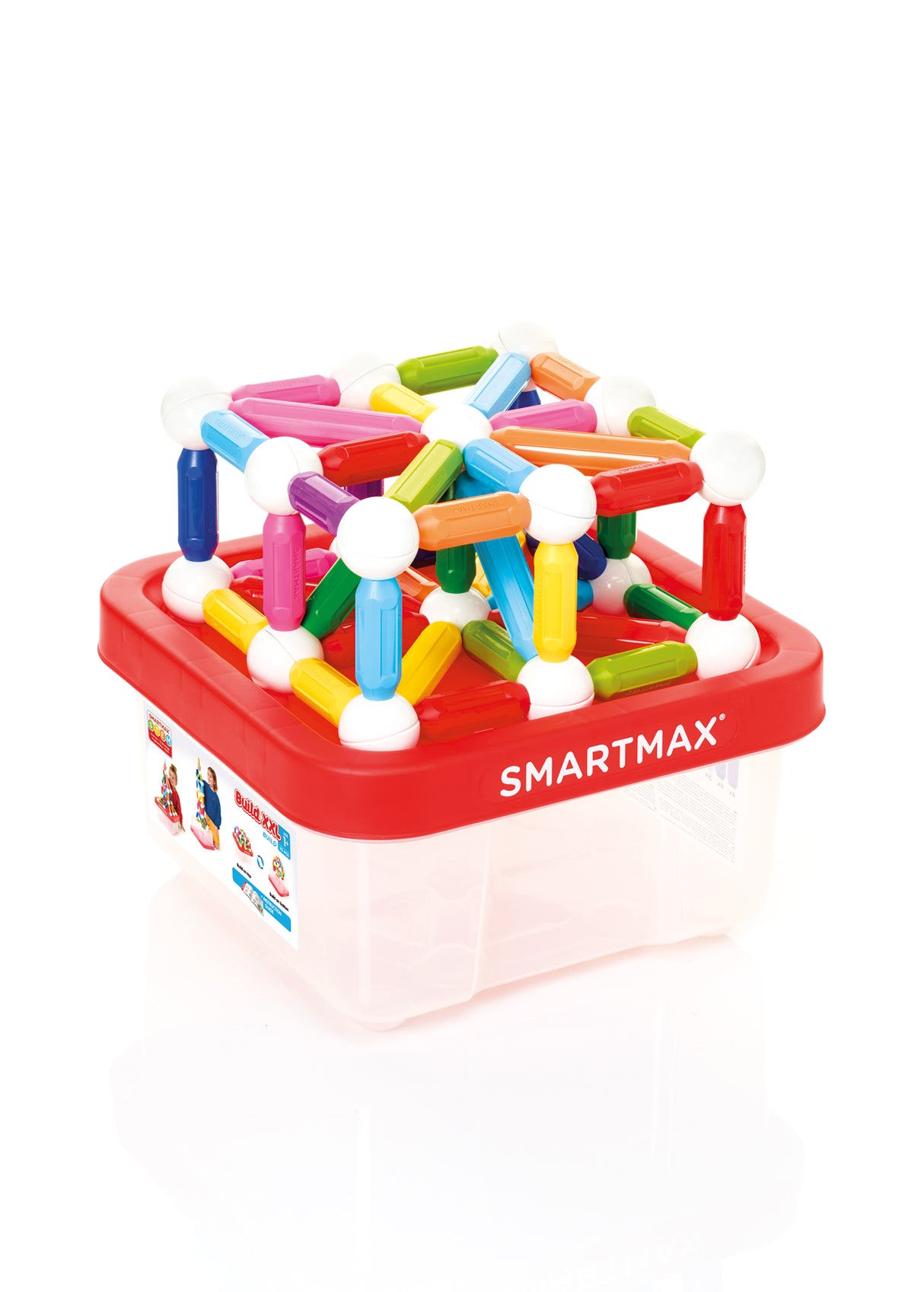 SmartMax Build XXL 70-piece Magnetic STEM Building Set w/Case for Ages 1+