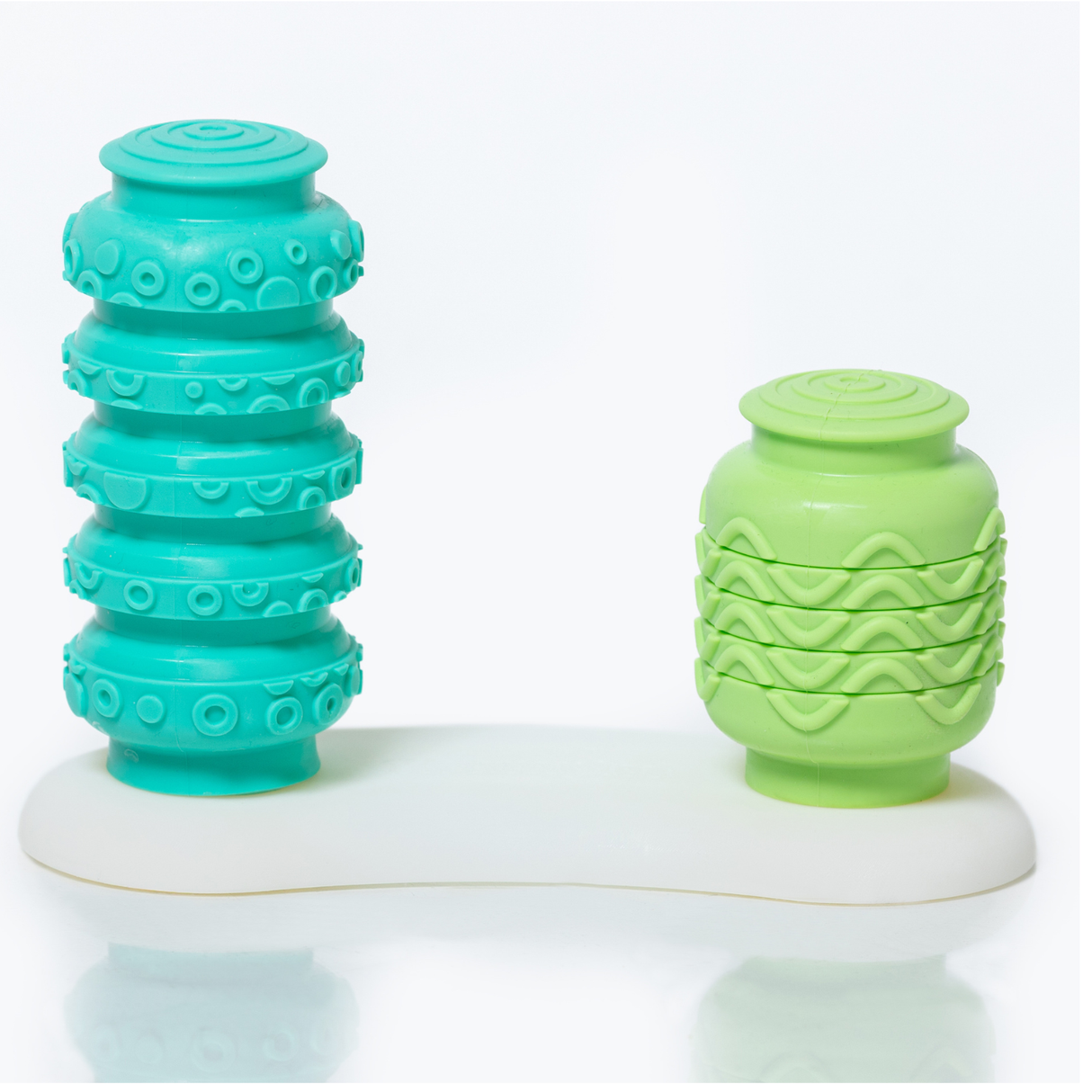 Krumples BOP & POP – Sensory Silicone Baby Toy for Ages 6 Months+ | Food-Grade Silicone | Develops Motor Skills | Squish, Push & Pop Fun