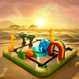 Safari Park Jr. Preschool Puzzle Game with 60 Challenges for Ages 3+