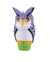 Creagami Owl Origami Set - Large (657-piece) 3D Modular Paper Folding Kit for Art and Craft Lovers Ages 7+