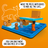 Cats and Boxes Travel Game with 60 Challenges for Ages 7+