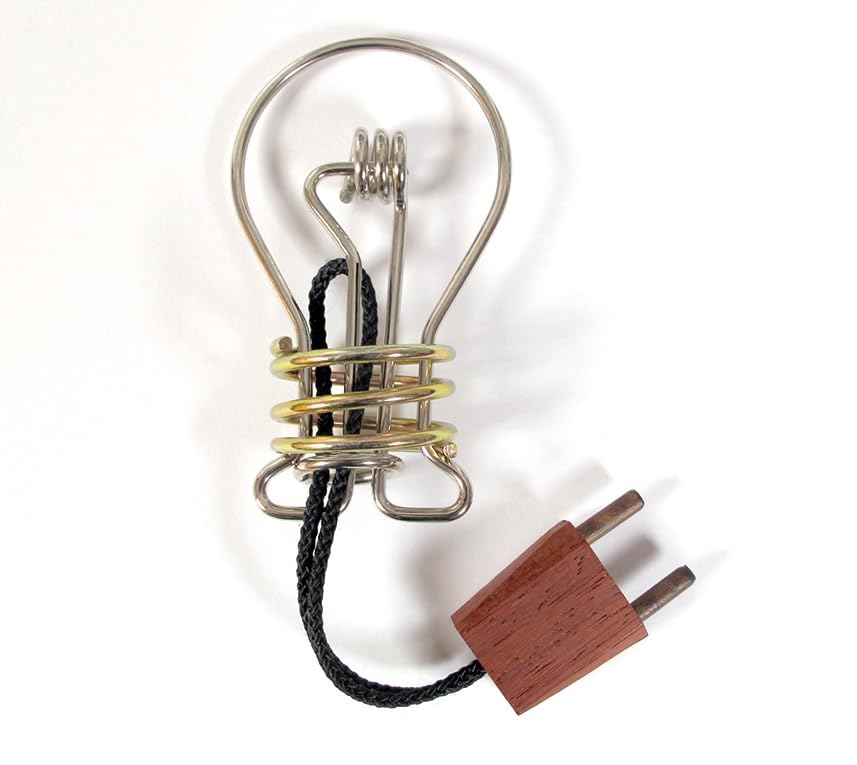 Constantin Metal Light Bulb Brainteaser Mechanical Puzzle from Recent Toys - Fun for Ages 14+