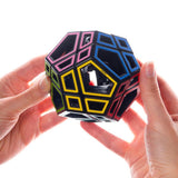 Meffert's Hollow Skewb Ultimate - The Original Transparent 12-Faced Brainteaser Puzzle from Recent Toys - Travel-Friendly Fun for Ages 9+