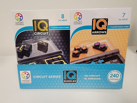 IQ Bundles Circuit Series: IQ Circuit & IQ Arrows 240 Challenges for Ages 7+