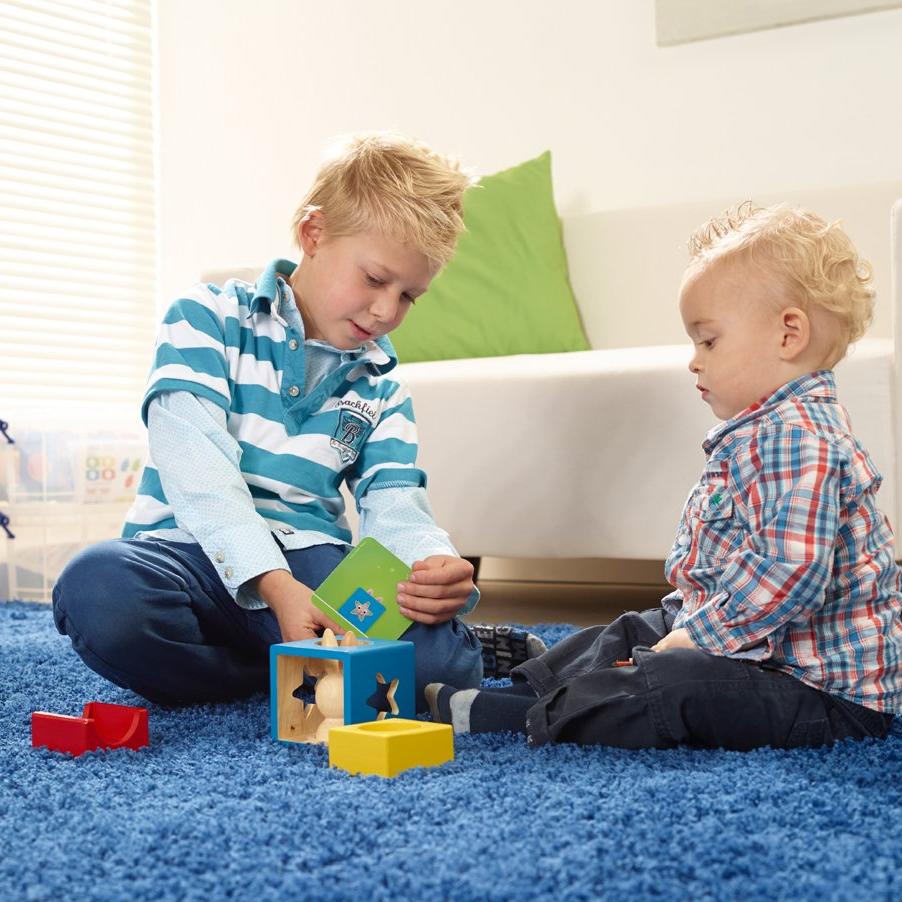 Bunny Peek a Boo Wooden STEM Building Game for Ages 2+