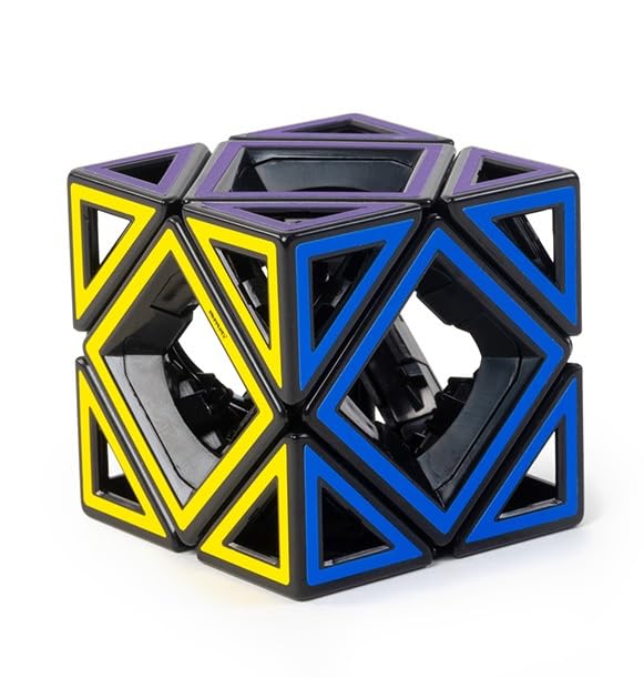 Meffert's Hollow Skewb Cube - The Original Cube Brainteaser from