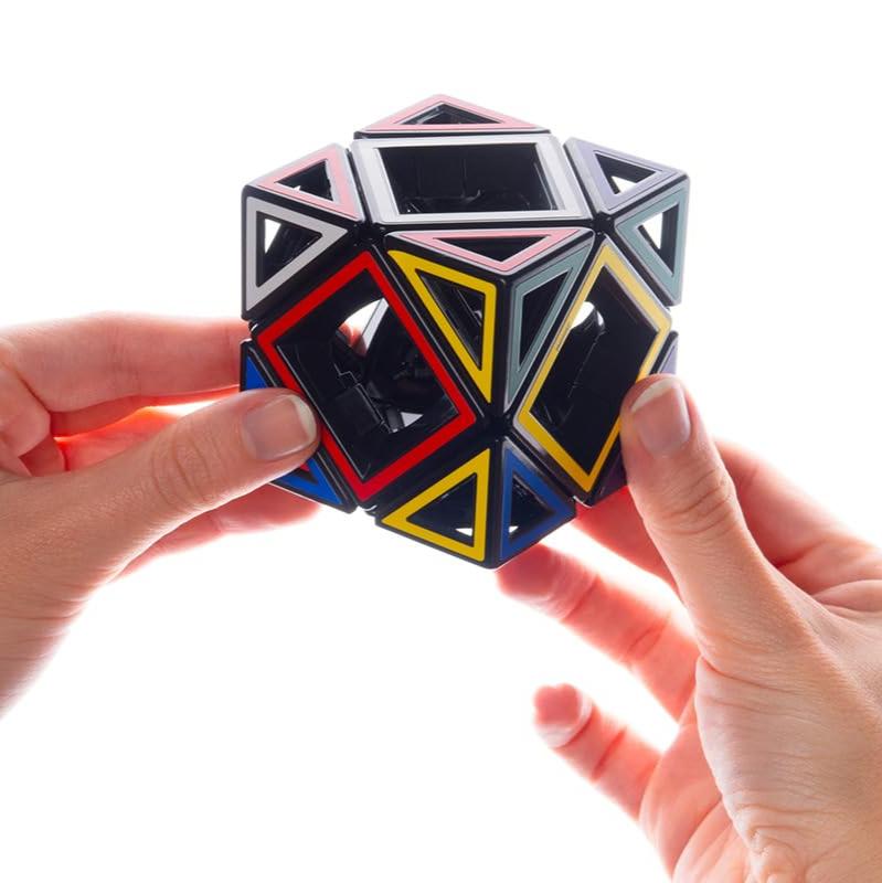 Meffert's Hollow Skewb Cube - The Original Cube Brainteaser from Recent Toys - Travel Friendly Fun for Ages 9+