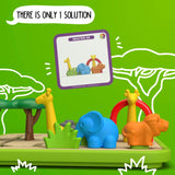 Safari Park Jr. Preschool Puzzle Game with 60 Challenges for Ages 3+