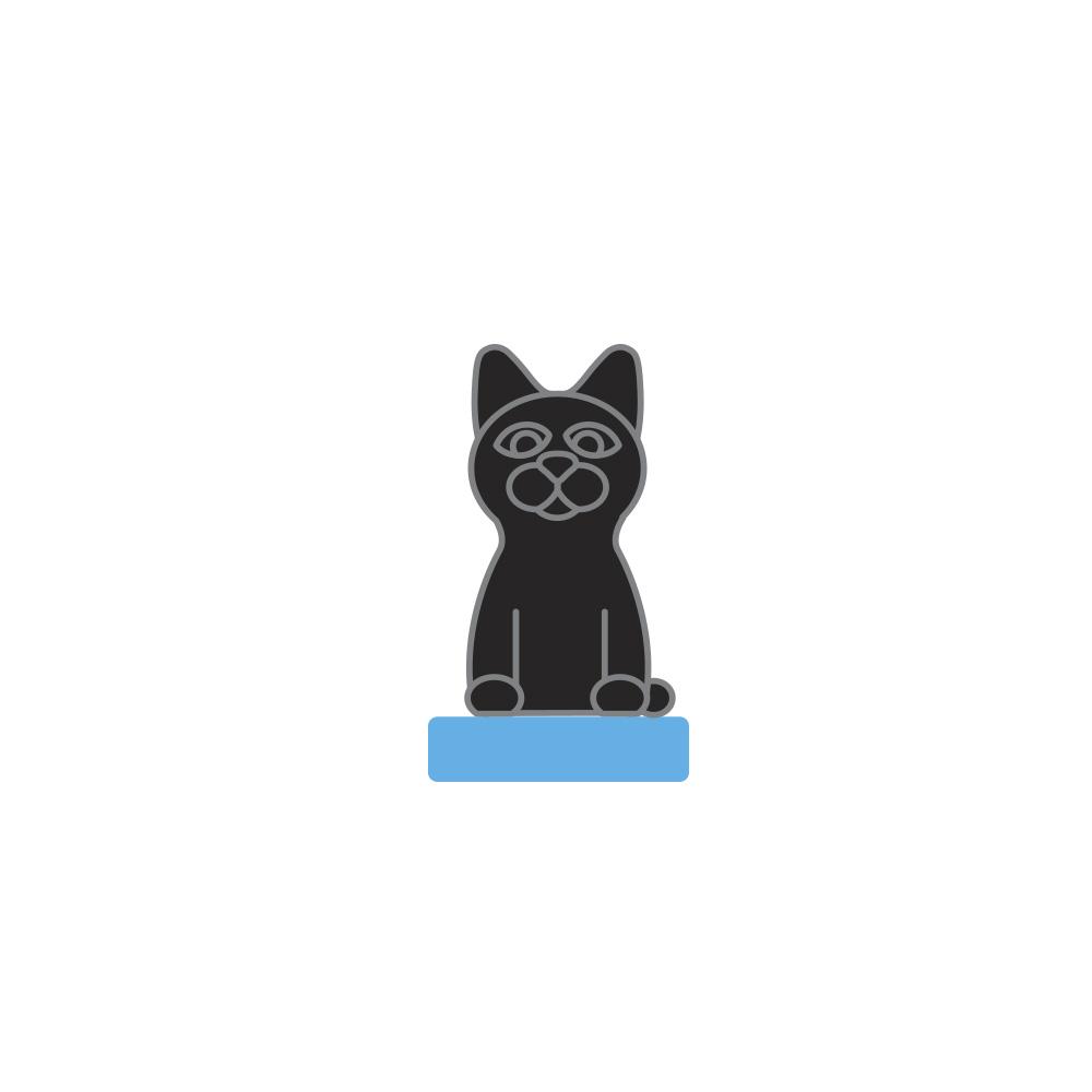 Cats & Boxes - Black Cat Replacement Part ONLY